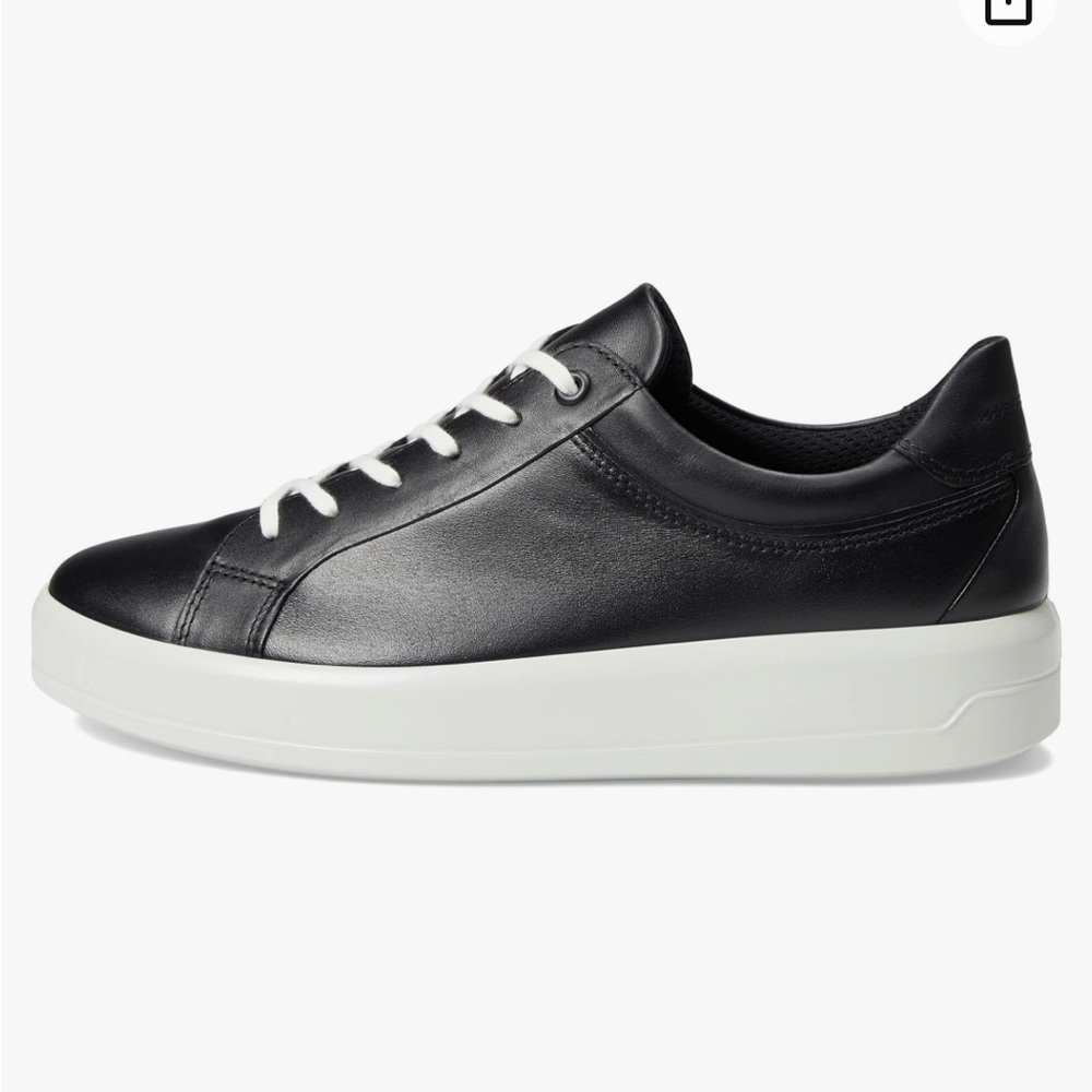ECCO Soft 9 II black leather sneakers